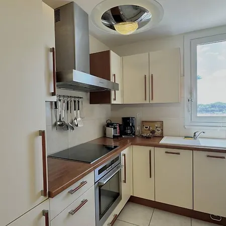 Superbe T2 Avec Vue, Clim, Parking Privé Au Barcarès - Fr-1-529-20 Apartamento