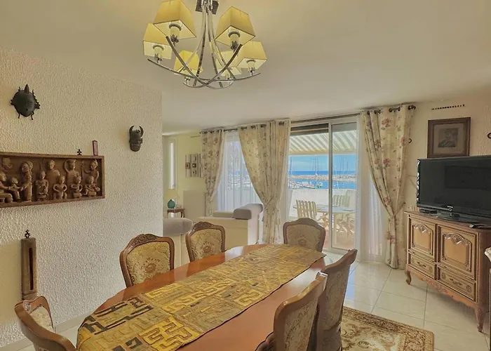 Superbe T2 Avec Vue, Clim, Parking Prive Au Barcares - Fr-1-529-20