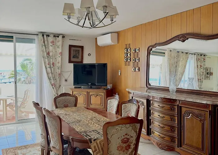 Apartamento Superbe T2 Avec Vue, Clim, Parking Prive Au Barcares - Fr-1-529-20 Le Barcarès